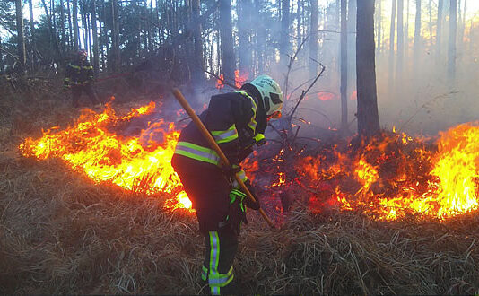 Povečana požarna ogroženost v naravnem okolju
